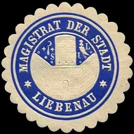 Seal of Liebenau (Hessen)