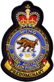 Coat of arms (crest) of the No 501 Wing, Royal Australian Air Force