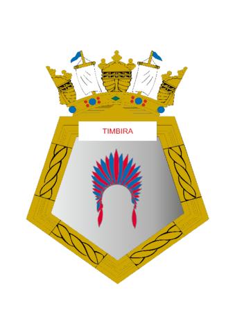 Coat of arms (crest) of the Submarine Timbira, Brazilian Navy