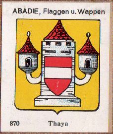 Wappen von Thaya/Coat of arms (crest) of Thaya