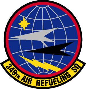 Coat of arms (crest) of the 349th Air Refueling Squadron, US Air Force