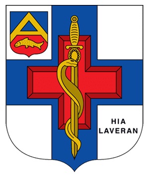 Coat of arms (crest) of the Armed Forces Instruction Hospital Laveran, France