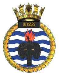 Coat of arms (crest) of the HMS Ulysses, Royal Navy