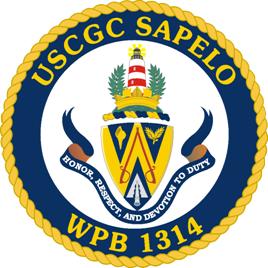 Coat of arms (crest) of USCGC Sapelo (WPB-1314)
