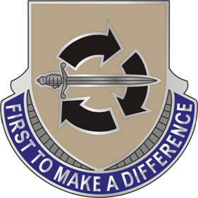 Coat of arms (crest) of 401st Support Brigade, US Army