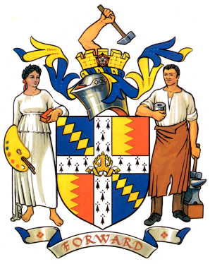 The Coat Of Arms Og Birmingham Enamel Pin Badge Birmingham Crest 