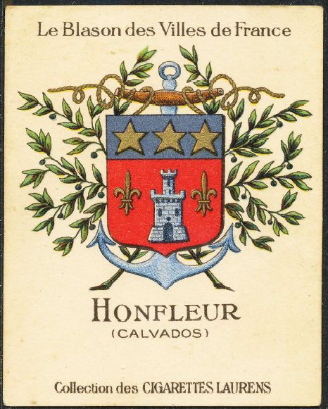 Blason de Honfleur.lau.jpg/Coat of arms (crest) of Honfleur.lau.jpg