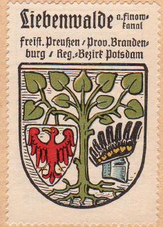 Wappen von Liebenwalde/Coat of arms (crest) of Liebenwalde