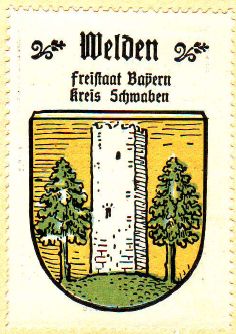 Wappen von Welden (Schwaben)/Coat of arms (crest) of Welden (Schwaben)