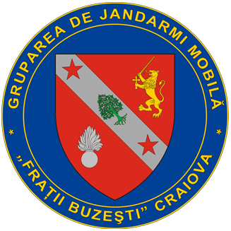 Coat of arms (crest) of Gendarmerie Mobile Group Fraţii Buzeşti