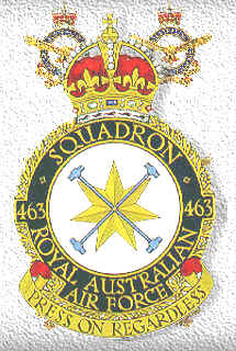 Coat of arms (crest) of the No 463 Squadron, Royal Australian Air Force