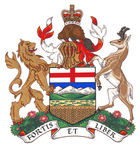 Arms (crest) of Alberta