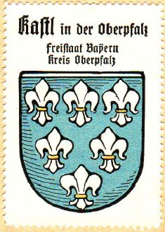 Wappen von Kastl (Oberpfalz)/Coat of arms (crest) of Kastl (Oberpfalz)