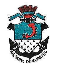 Coat of arms (crest) of the Quarters Service Unit, Argentine Navy