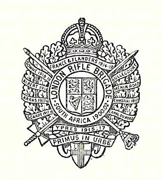 Coat of arms (crest) of the The London Rifle Brigade, British Army
