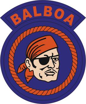 Coat of arms (crest) of Balboa High School Junior Reserve Officer Training Corps, US Army