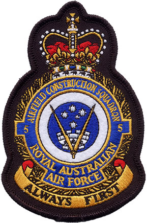 Coat of arms (crest) of the No 5 Airfield Construction Squadron, Royal Australian Air Force