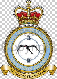 Coat of arms (crest) of RAF Station Ascension, Royal Air Force