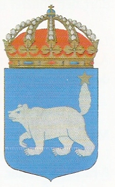 Coat of arms (crest) of the HMS Polaris, Swedish Navy