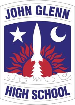 Arms of John Glenn High School Junior Reserve Officer Training Corps, US Army