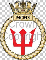 Coat of arms (crest) of Mine Countermeasures Squadron 3, Royal Navy