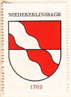Wappen von/Blason de Niedererlinsbach
