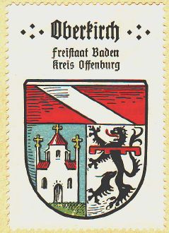 Wappen von Oberkirch (Baden)/Coat of arms (crest) of Oberkirch (Baden)