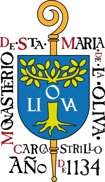 Arms (crest) of Monastery of Sta Maria de la Oliva