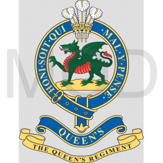 Coat of arms (crest) of the The Queen's Regiment, British Army