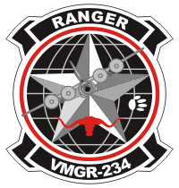 Coat of arms (crest) of the VMGR-234 Rangers, USMC