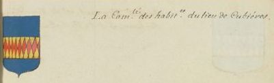Blason de Cubières-sur-Cinoble/Coat of arms (crest) of {{PAGENAME
