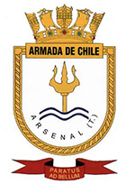 Coat of arms (crest) of the Talcahuano Naval Arsenal, Chilean Navy