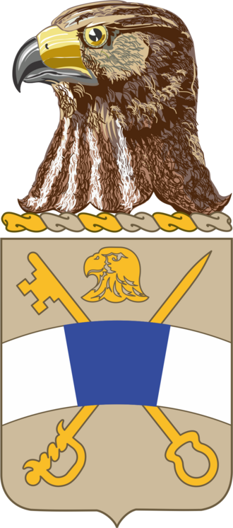 Coat of arms (crest) of 185th Support Battalion, Iowa Army National Guard