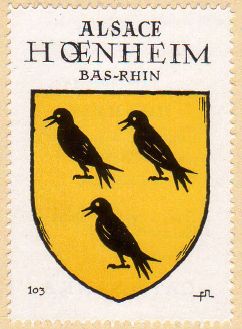 Blason de Hœnheim