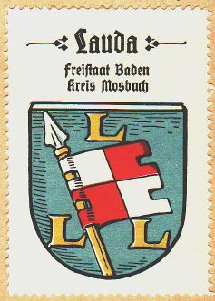 Wappen von Lauda/Coat of arms (crest) of Lauda