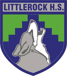 Coat of arms (crest) of Little Rock High School Junior Reserve Officer Training Corps, US Army
