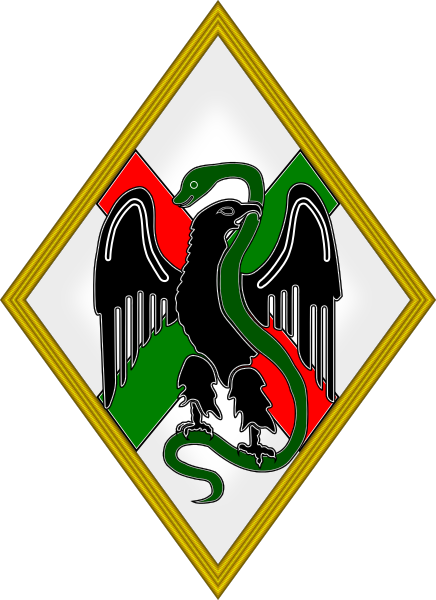 Coat of arms (crest) of the 1st Foreign Regiment, French Army