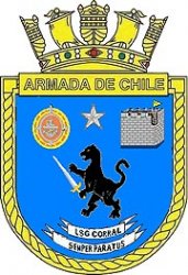 Blason de Coastal Patrol Vessel Corral (LSG-1610), Chilean Navy/Arms (crest) of Coastal Patrol Vessel Corral (LSG-1610), Chilean Navy
