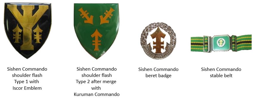 Coat of arms (crest) of the Sishen Commando, South African Army