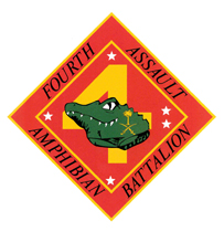 Coat of arms (crest) of the 4th Assault Amphibian Battalion, USMC