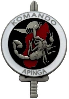 Coat of arms (crest) of the Comando Training School, Army of Madagascar