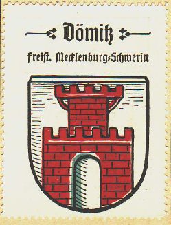 Wappen von Dömitz/Coat of arms (crest) of Dömitz