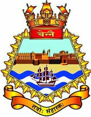 Blason de INS Chennai, Indian Navy/Arms (crest) of INS Chennai, Indian Navy