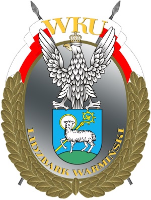 Coat of arms (crest) of Military Draft Office Lidzbark Warminski, Polish Army