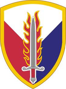 Arms of 409th Support Brigade, US Army