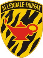 Coat of arms (crest) of Allendale Fairfax High School Junior Reserve Officer Training Corps, US Army