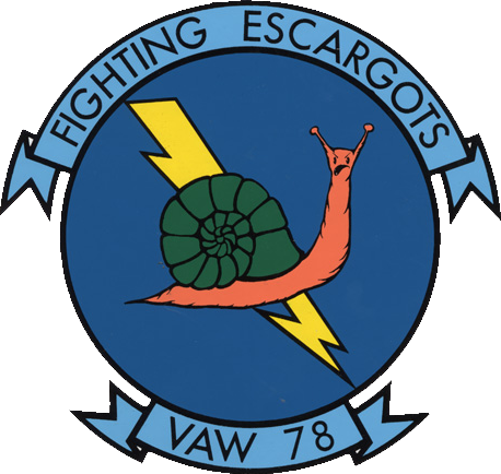 File:Carrier Airborne Early Warning Squadron (VAW)-78 Fightning Escarcots (or Slugs), US Navy.png
