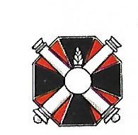 Coat of arms (crest) of the Lappenranta Artillery School, Finnish Army