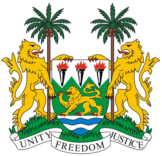 Arms of National Arms of Sierra Leone