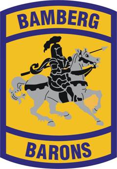 Coat of arms (crest) of Bamberg American High School Junior Reserve Officer Training Corps, US Army